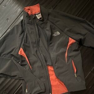 The North Face Black and Orange Jacket